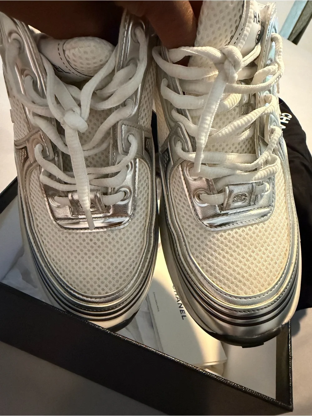 CHANEL authentic sneakers